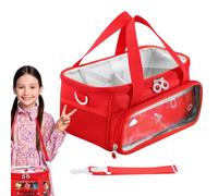 Sac de rangement de voyage portable pour lecteur audio Toni-es, étui pour Toniebox Starte-r, figurines Toni-es, casque et station de charge, sac de rangement de protection avec bandoulière et poignée