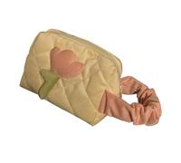 Sac de Rangement de Voyage pour cosmétiques avec Motif Tulipe, Pochette de Maquillage de Grande capacité, Trousse de Toilette pour Femmes et Filles, Trousse de Maquillage en Coton