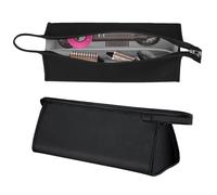 Sac de Rangement de Voyage pour Sèche-Cheveux, 34.5x16.5x12.5cm | Étui de Transport en Cuir, Sac de Voyage Portable pour Fer à Friser et Lisseur