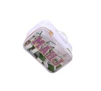 Sac de rangement de voyage robuste en polyester avec poignées pour articles cosmétiques et accès rapide pendant les matins occupés Sac de rangement compact, blanc, One Size, Beauté de masse