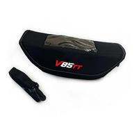 Sac de Rangement de Voyage Sacs De Rangement Guidon Étanches Et Anti-poussière pour Accessoires Moto Sac Navigation pour Moto pour Guzzi V85 TT V85TT(Noir 1)