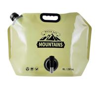 Sac de rangement d'eau, bouteille flexible de 8 l, poche d'hydratation anti-fuite, distributeur de robinet réglable, système d'extérieur portable, randonnée, voyage, cyclisme, voiture, sport, pêche