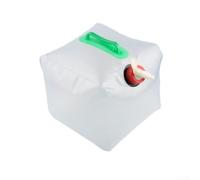 Sac de rangement d'eau pliable en PVC, conteneur portable pliable de grande capacité pour le camping, le cyclisme, le sport et les événements de plein air - Design transparent et étanche (options de