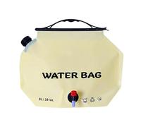 Sac de rangement d'eau portable, distributeur scellé pour robinet, récipient de camping avec fonction pliable, réservoir en matériau robuste, gadget de survie avec poignée pratique, accessoires