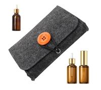 Sac de rangement d'huile pour la peau, étui de transport d'huile, sac de transport en feutre, étui pour huile pour soins de la peau - Boîte de rangement d'huile de Ma, Gris foncé, Consulte la