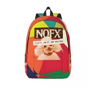 Sac de rangement Don't Call Me Blanc Robuste Bandoulière N-Nofx Pour Garcon Fille Cadeau d'anniversaire Sac pour ordinateur portable personnalise Randonnée Noir