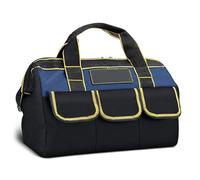 Sac de Rangement D'outils en Tissu Oxford - Organisateur de Travail Portable pour Electricien & Charpentier - Fourre-tout Durable et Résistant - Accessoires de Travail Cadeaux Pratiques