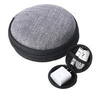 Sac de rangement électronique résistant aux chocs, Trompette ronde. | Sac de rangement léger pour accessoires numériques de voyage, câbles techniques, cordons, chargeur, batterie externe, souris