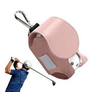 Sac de Rangement en Cuir pour Balle de Golf, Sac de Rangement Compact avec Taille Pratique, Accessoire de Golf, entraînement, compétition, Exercice, Sac d'organisation de thé Compact