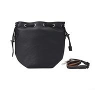 Sac de rangement en cuir pour DJI Série Mini, étui à bandoulière en microfibre anti-éclaboussures avec séparateur réglable pour Mini 4 Pro/Mini 4K/Neo/Flip, sac de transport léger pour voyage (noir)