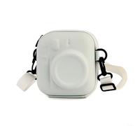 Sac de rangement en EVA à double fermeture éclair pour appareil photo avec coque renforcée et sangle réglable pour Fujifilm Instax Mini 7 + 8 9 11 12