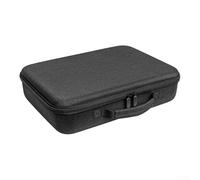 Sac de rangement en EVA avec poignée pour Ecovacs Mini - pour robot Winbot - Boîte de rangement portable en EVA avec double fermeture éclair et poignée (noir)