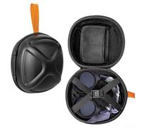 Sac de rangement en EVA pour casque Sony WH-1000XM4, étui de transport portable avec poignée et poche en maille pour accessoires, noir 23 x 21 x 16 cm