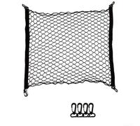 Sac de rangement en filet, double couche, organiseur de coffre, maille haute élasticité, crochets robustes, articles à rouler, pour 2020-2025 (70 x 70 cm)