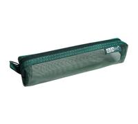 Sac de rangement en maille de nylon pour pièces de monnaie, clés, bus, étui de rangement portable, étui à fermeture éclair, pour cartes, stylos, cosmétiques V2W9, Vert, Taille unique