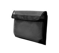 Sac de rangement en maille marine - Pochette autocollante, 34,8 x 24,9 x 3 cm avec fermeture | pour appâts, flotteurs, moulinets, outils de pêche en plein air, Noir , Refer to description, Unisexe