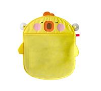 Sac de rangement en maille pour jouets de bain pour bébé - Panier de rangement avec 2 ventouses - Organiseur de bain en maille pour bébé et enfant - Panier de rangement pour baignoire à ventouse