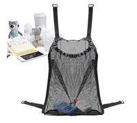 Sac de rangement en maille pour poussette - Organiseur de poussette - Grande capacité - Sangles réglables - Maille en nylon robuste - Design bien pensé pour couches, jouets, collations pour