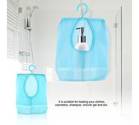 Sac de Rangement en Maille Suspendu, Sacs de Rangement à Plusieurs Usages pour Vêtements, Chaussettes, Soutien-Gorge, sous-vêtements, Cosmétiques, Shampooing (Blue)