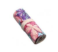 Sac De Rangement En Rouleau De Toile À 12/24/36/48/72 Trous, Étui À Crayons En Feuille D'érable, Pochette À Stylo, Papeterie Cadeau Pour L'école