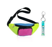 Sac De Rangement en Tissu Oxford, 1 Sac De Taille, 1 Porte-Clés, Sac À Bandoulière D'Extérieur, Sac Multifonctionnel De Sport Unisexe