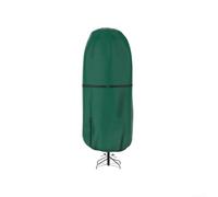Sac de rangement en tissu Oxford 210D pour sapin de Noël - Matériau imperméable, résistant à la poussière, aux déchirures et fermeture réglable (1,5 m, vert foncé)
