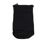 Sac de rangement en toile de protection pour lanternes à huile rétro et lampe à kérosène, grande capacité avec poche extérieure et fermeture à boucle (noir)