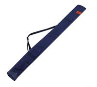 Sac de rangement en toile pour canne à pêche avec bandoulière réglable, étui de transport pour canne à pêche avec base renforcée pour cannes à parapluie, supports et filets (1,3 bleu)