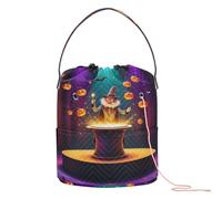 Sac de rangement enchanté pour Halloween Magicien Show - Avec trous - Pour voyage, crochet et crochet