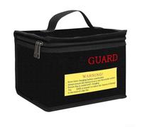 Sac de rangement et de chargement ignifuge pour batteries lithium-ion conçu pour réduire les risques d'incendie lors de la charge des appareils télécommandés (260 x 130 x 150 mm)