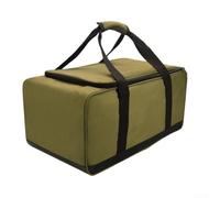 Sac de rangement étanche de grande capacité pour poêles, ustensiles et vaisselle, 490 x 300 x 225 mm, avec séparateurs réglables, Oxford 600D + tissu PVC, vert
