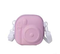 Sac de rangement étanche en EVA pour appareil photo avec protection à 360° et bandoulière, pour Fujifilm Instax Mini 12/40/11/10/9/8/7+ Series (violet)