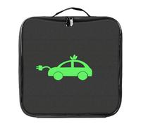 Sac de rangement étanche pour câble de charge EV - Organiseur de grande capacité, poignées confortables, fermeture éclair | Rangement de câbles pour véhicules électriques, garages à domicile, voyages