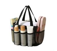 Sac de rangement étanche pour douche, organiseur de toilette à suspendre, accessoires de salle de bain de voyage, Voir image, M with pocket