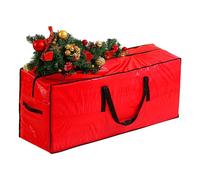 Sac de rangement étanche pour sapin de Noël, 230 cm, sac de rangement pour sapin de Noël, avec double fermeture éclair, panier de rangement pliable pour dormiteur, armoire, garage, cave, grenier