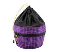 Sac de rangement étanche pour ustensiles de cuisine, bols et gobelets de camping, sac de rangement étanche pour ustensiles de pique-nique, bols et accessoires de cuisine de camping, lilas, Voir