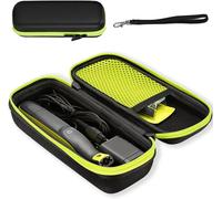 Sac de rangement Étui pour Tondeuse Barbe Homme pour O Blade QP2824/30 QP2630/30 QP2530/30 QP2734/30,Plus Petit et Plus Portable, il Convient Aussi Bien à la Maison qu'à i'Extérieur¿vert¿