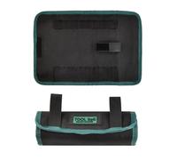 Sac de rangement extra large pour outils roulés avec couvercles sécurisés anti-chute, 20 + 1 compartiments, toile résistante, idéal pour les ateliers, rouleau d'outils en toile avec fermeture éclair