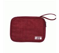 Sac de Rangement for câbles de Jeu, Sac de Voyage for Accessoires électroniques, Organisateur for câbles, Disque Flash, Chargeur, Banque d'alimentation Organisateur De CâBles(Red)