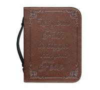 Sac de rangement for livres for l'église, la Bible, Portable Léger Organisation for les étudiants Multifonction Personnalisez votre étui à livres avec fermeture à glissière intégrale(Pattern D,28.5CM)