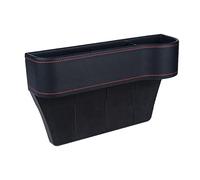 Sac de rangement,Funien Organiseur de remplissage de siège de voiture Boîte de rangement entre le siège avant Console en cuir PU de qualité supérieure avec porte-gobelet Poche de voiture pour les ess