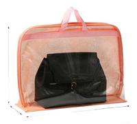 Sac de rangement imperméable en tissu non tissé avec panneau en PVC transparent pour l'organisation du sac à main et la capacité de suspension dans les petits espaces (P)