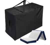 Sac de rangement imperméable pliable pour matelas avec coque en tissu Oxford pour éviter les dommages causés par l'humidité et l'accumulation de saleté entre les utilisations (104,1 x 71,1 x 45,7 cm