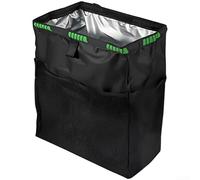 Sac de rangement imperméable pour dossier de siège de voiture avec design suspendu, compartiment isotherme et plusieurs poches de rangement pour une organisation efficace dans les véhicules (A)