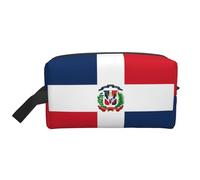 Sac de rangement imprimé drapeau de la Bosnie-Herzégovine - Trousse de toilette, trousse de rasage, sacs cosmétiques de voyage, organisateur d'emballage, pochette portable, République Dominicaine