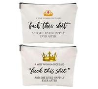 Sac De Rangement Imprimé En 2 Pièces, Sac De Maquillage Simple, Sac De Rangement Portable, Sac De Rangement Créatif, Sac De Rangement Multifonction.