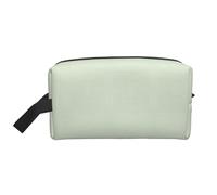 Sac de rangement imprimé feuilles et coccinelles - Trousse de toilette de voyage durable, accessoire d'emballage en toile portable pour le quotidien, la salle de sport et les voyages, Vert clair