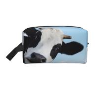 Sac de rangement imprimé papillons blancs dorés et noirs - Trousse de toilette de voyage durable, accessoire d'emballage en toile portable pour le quotidien, la salle de sport et les voyages, Motifs