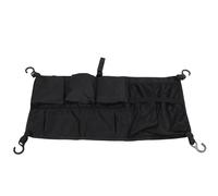 Sac de Rangement Latéral de Chariot élégant de Grande capacité pour Chariot de Plage, Organisateur de Camping Durable pour Pique-Nique (Black)