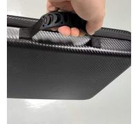 Sac de rangement léger et rigide - Mini kit plat de protection - Câble Ethernet - Étui de voyage avec compartiments pour alimentation par câble CC - Béquille ABS pour adaptateur